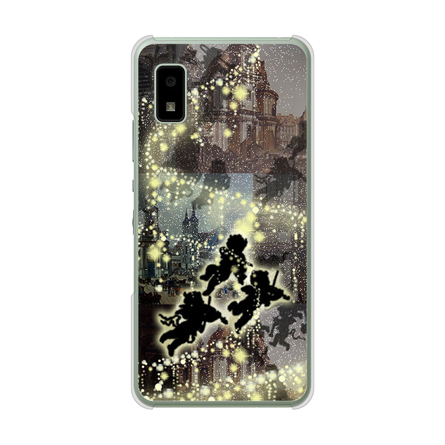 AQUOS wish3 A302SH Y!mobile 高画質仕上げ 背面印刷 ハードケース 【253 天使の音楽隊】