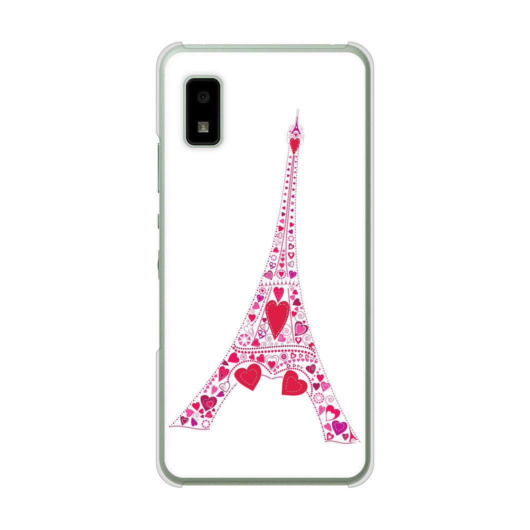 AQUOS wish3 A302SH Y!mobile 高画質仕上げ 背面印刷 ハードケースLOVE フランス