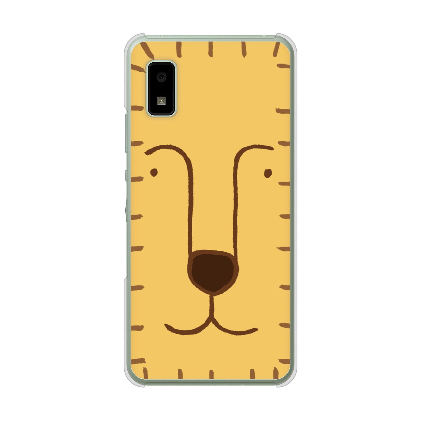 AQUOS wish3 A302SH Y!mobile 高画質仕上げ 背面印刷 ハードケースドアップアニマル
