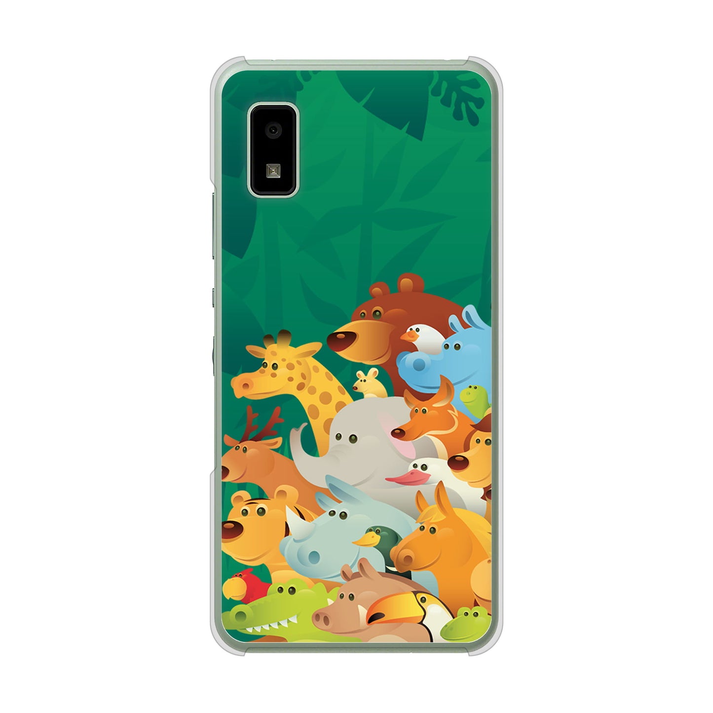 AQUOS wish3 A302SH Y!mobile 高画質仕上げ 背面印刷 ハードケース 【370 全員集合】