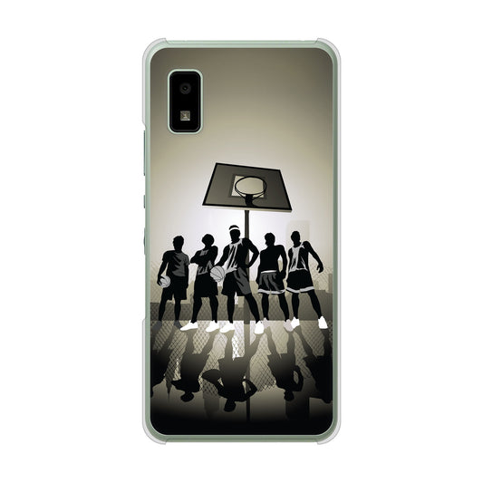 AQUOS wish3 A302SH Y!mobile 高画質仕上げ 背面印刷 ハードケース 【389 クールバスケ】