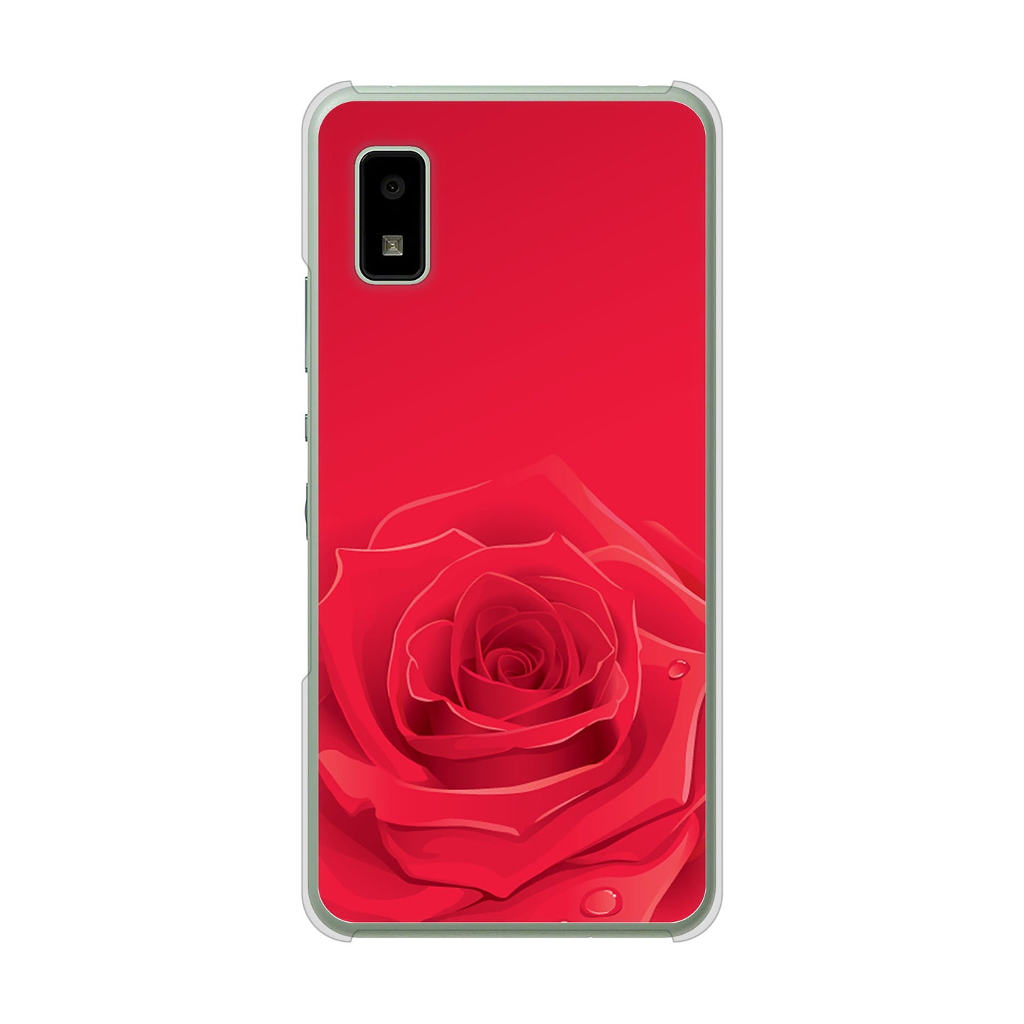AQUOS wish3 A302SH Y!mobile 高画質仕上げ 背面印刷 ハードケースバラ