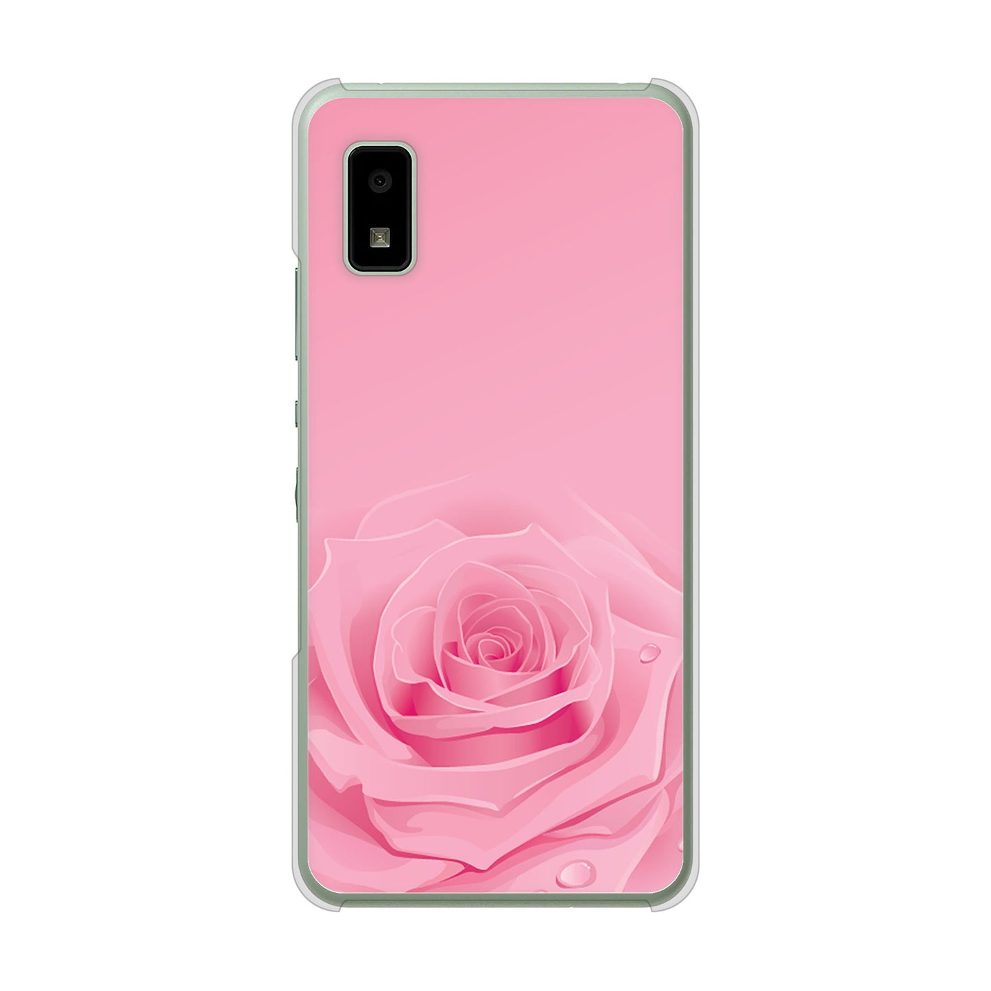 AQUOS wish3 A302SH Y!mobile 高画質仕上げ 背面印刷 ハードケースバラ
