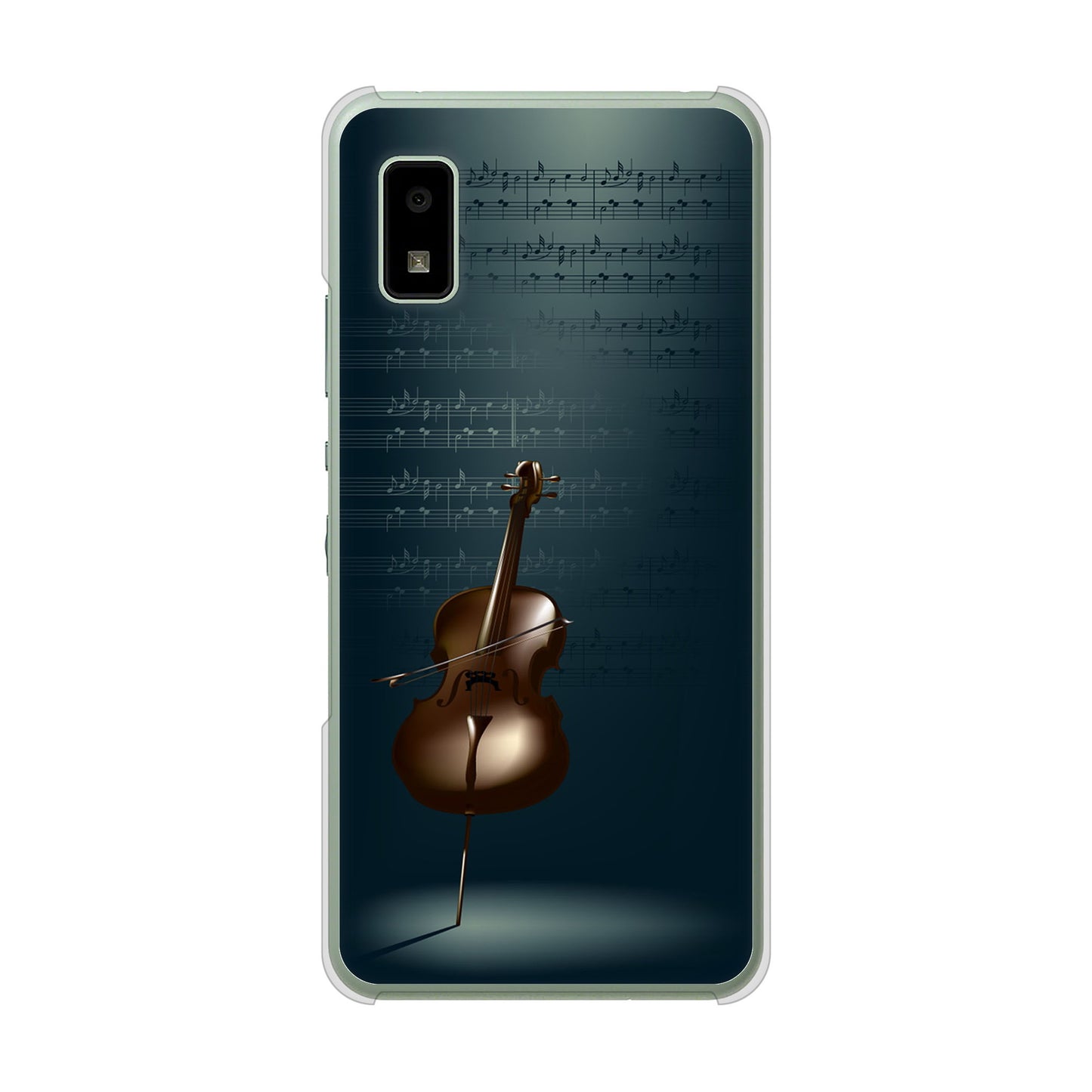 AQUOS wish3 A302SH Y!mobile 高画質仕上げ 背面印刷 ハードケース 【441 楽譜】