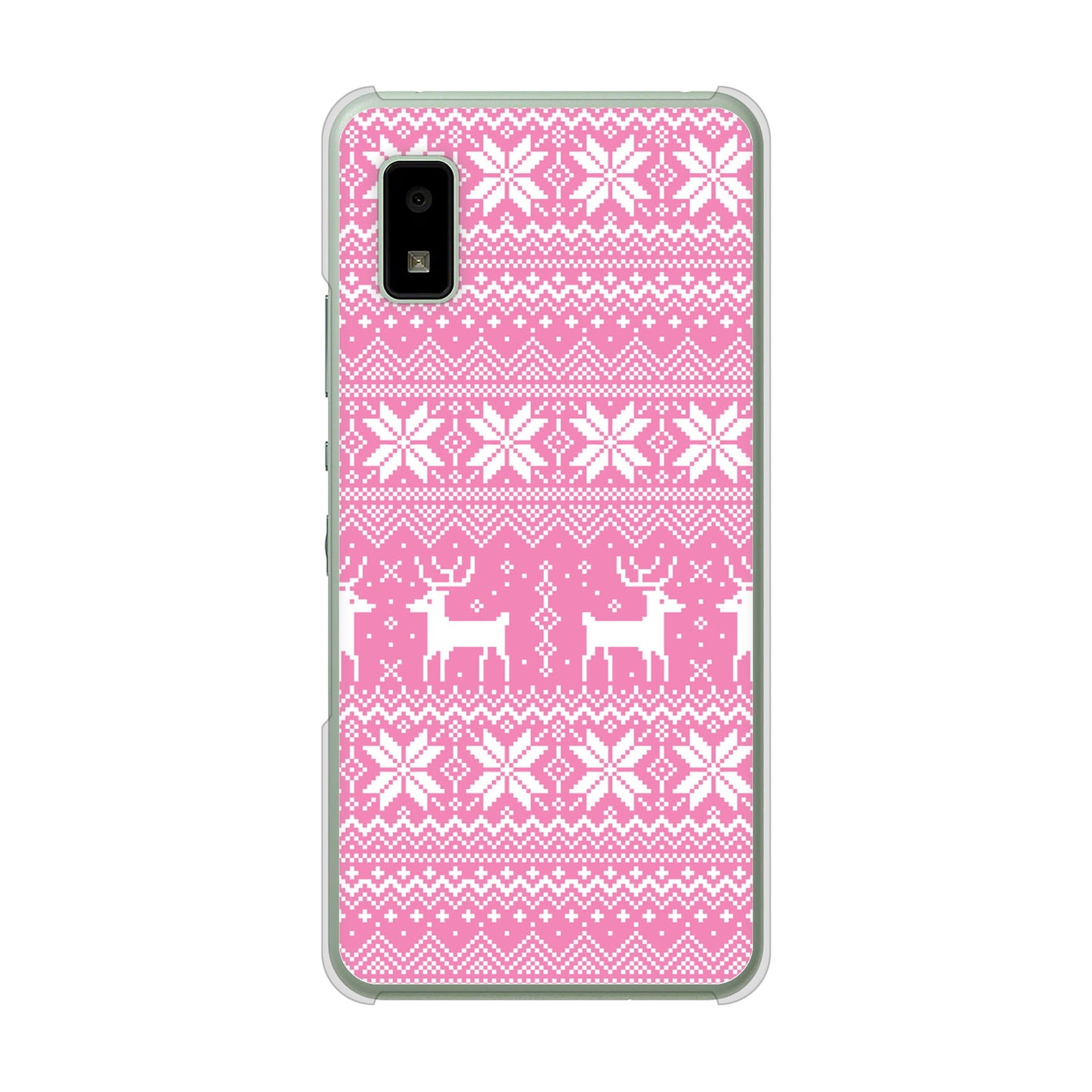 AQUOS wish3 A302SH Y!mobile 高画質仕上げ 背面印刷 ハードケースクリスマス