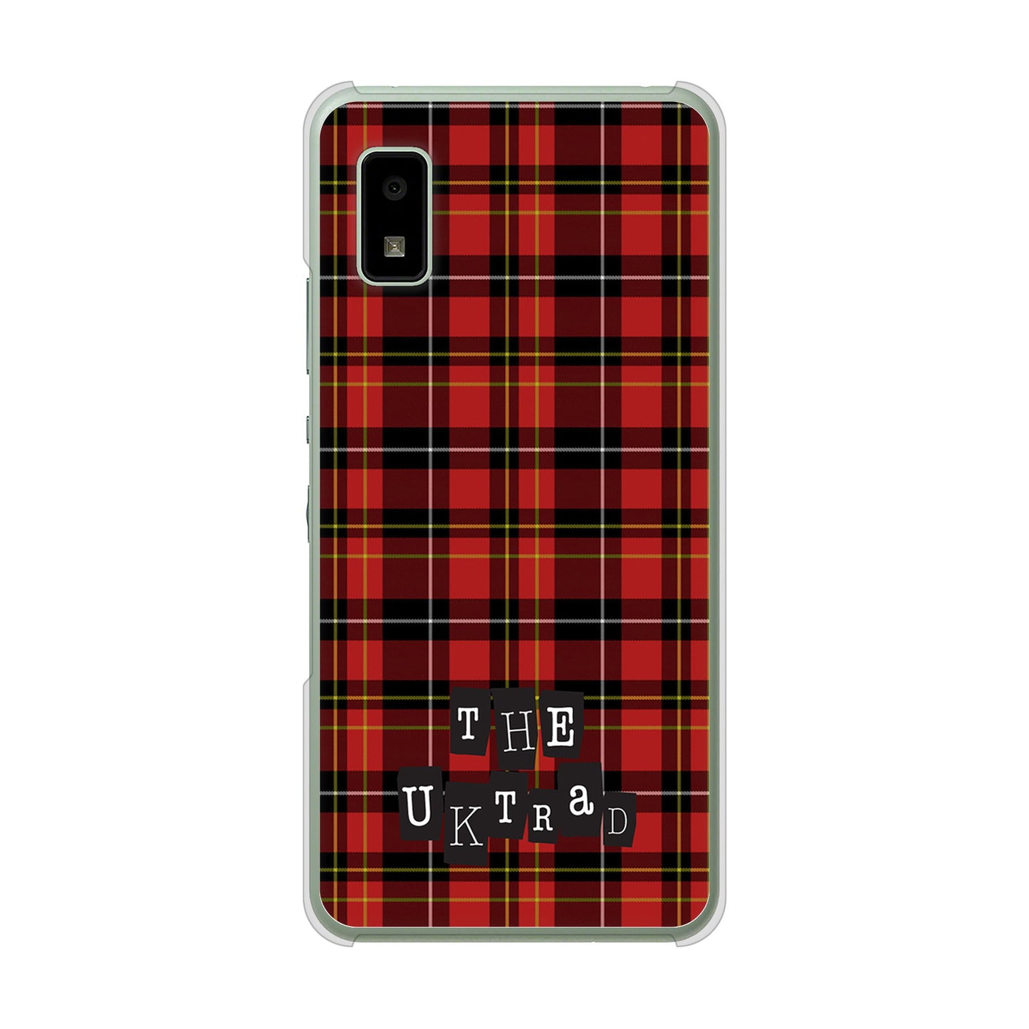 AQUOS wish3 A302SH Y!mobile 高画質仕上げ 背面印刷 ハードケース 【547 THEチェック】