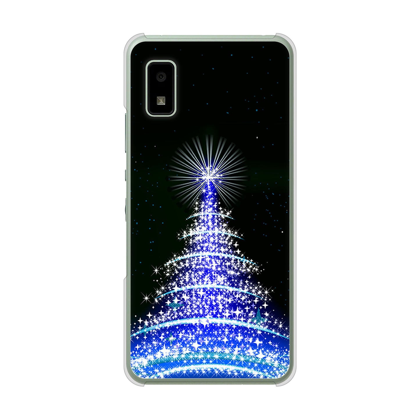 AQUOS wish3 A302SH Y!mobile 高画質仕上げ 背面印刷 ハードケースクリスマス