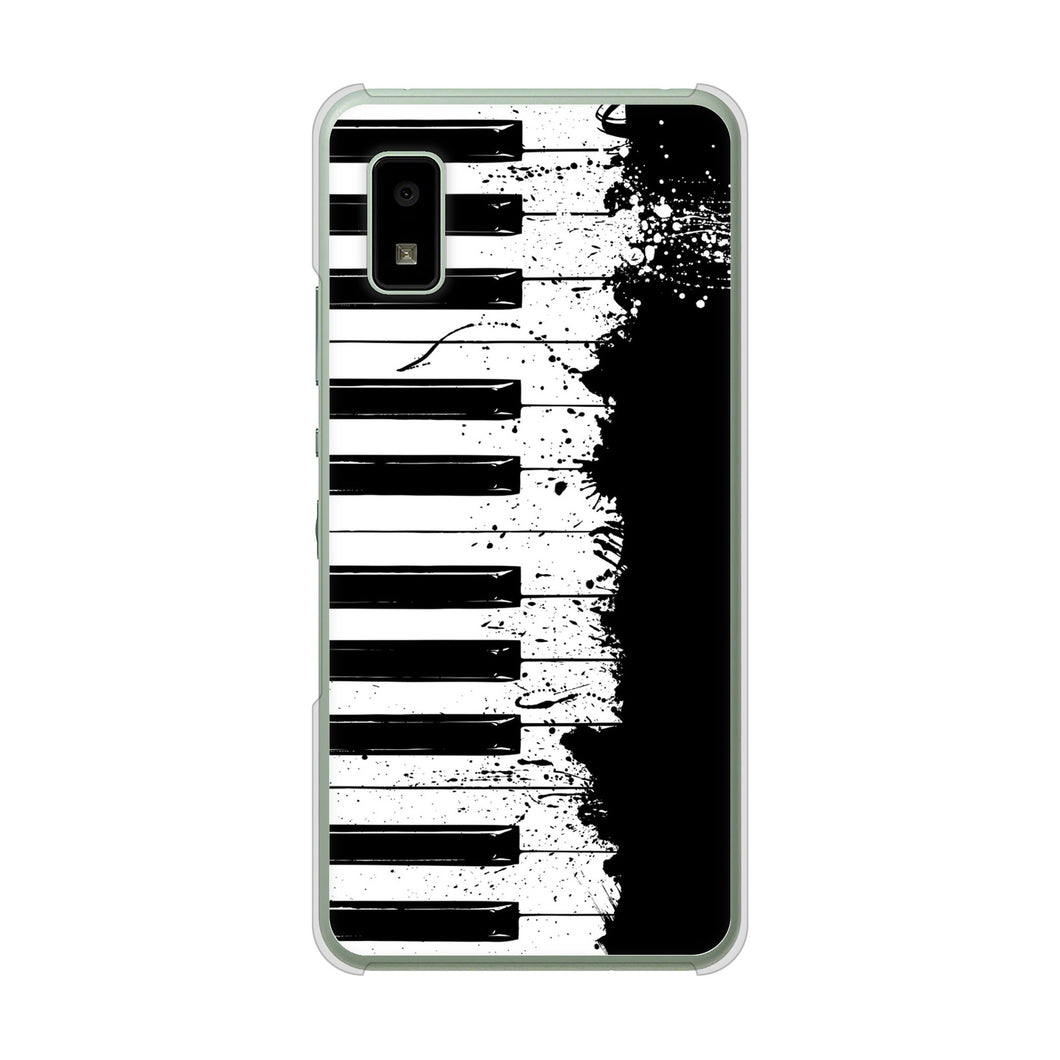 AQUOS wish3 A302SH Y!mobile 高画質仕上げ 背面印刷 ハードケースピアノ