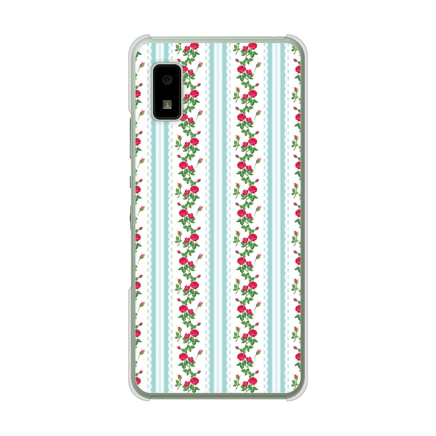 AQUOS wish3 A302SH Y!mobile 高画質仕上げ 背面印刷 ハードケースイングリッシュガーデン