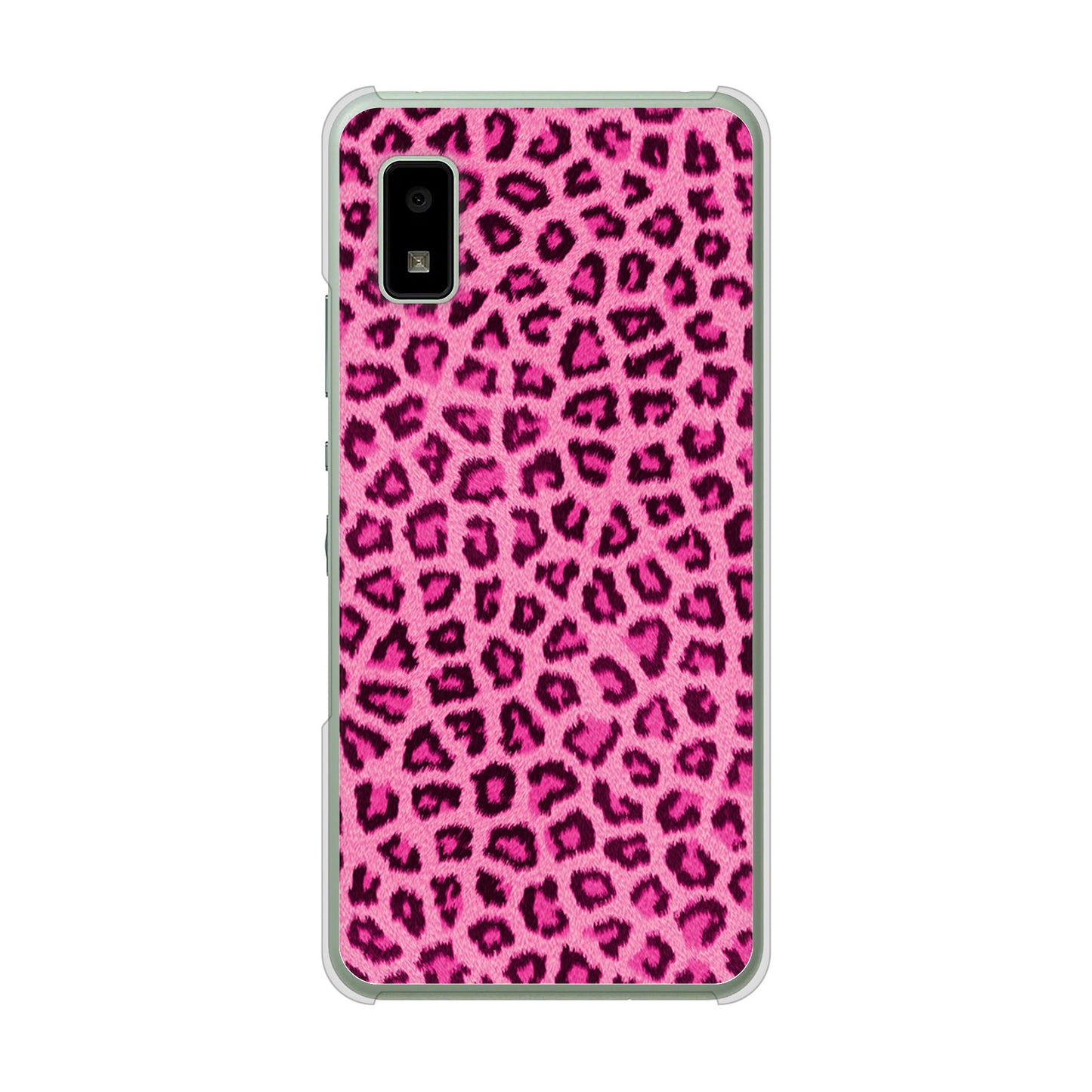 AQUOS wish3 A302SH Y!mobile 高画質仕上げ 背面印刷 ハードケースヒョウ柄ベーシックS