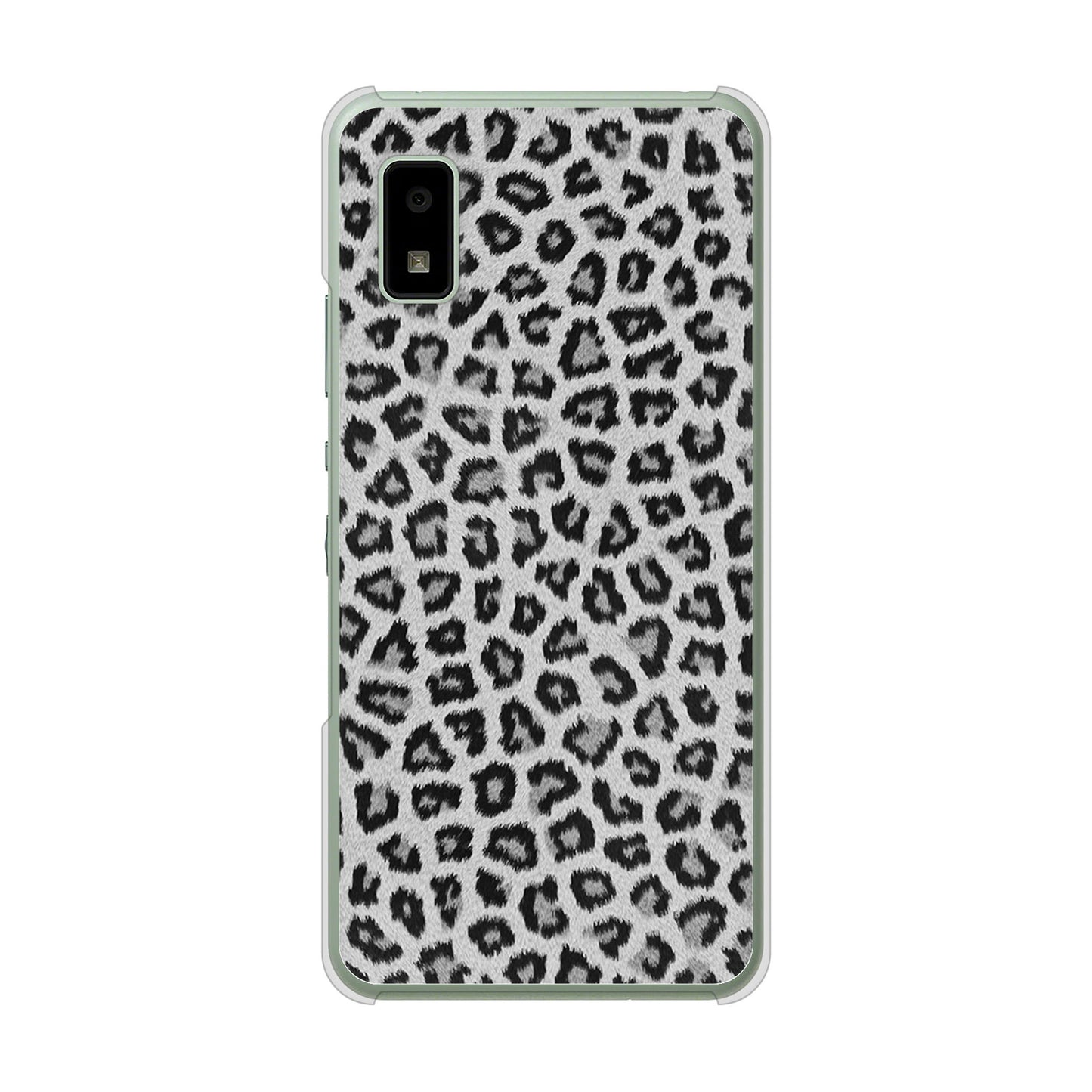 AQUOS wish3 A302SH Y!mobile 高画質仕上げ 背面印刷 ハードケースヒョウ柄ベーシックS