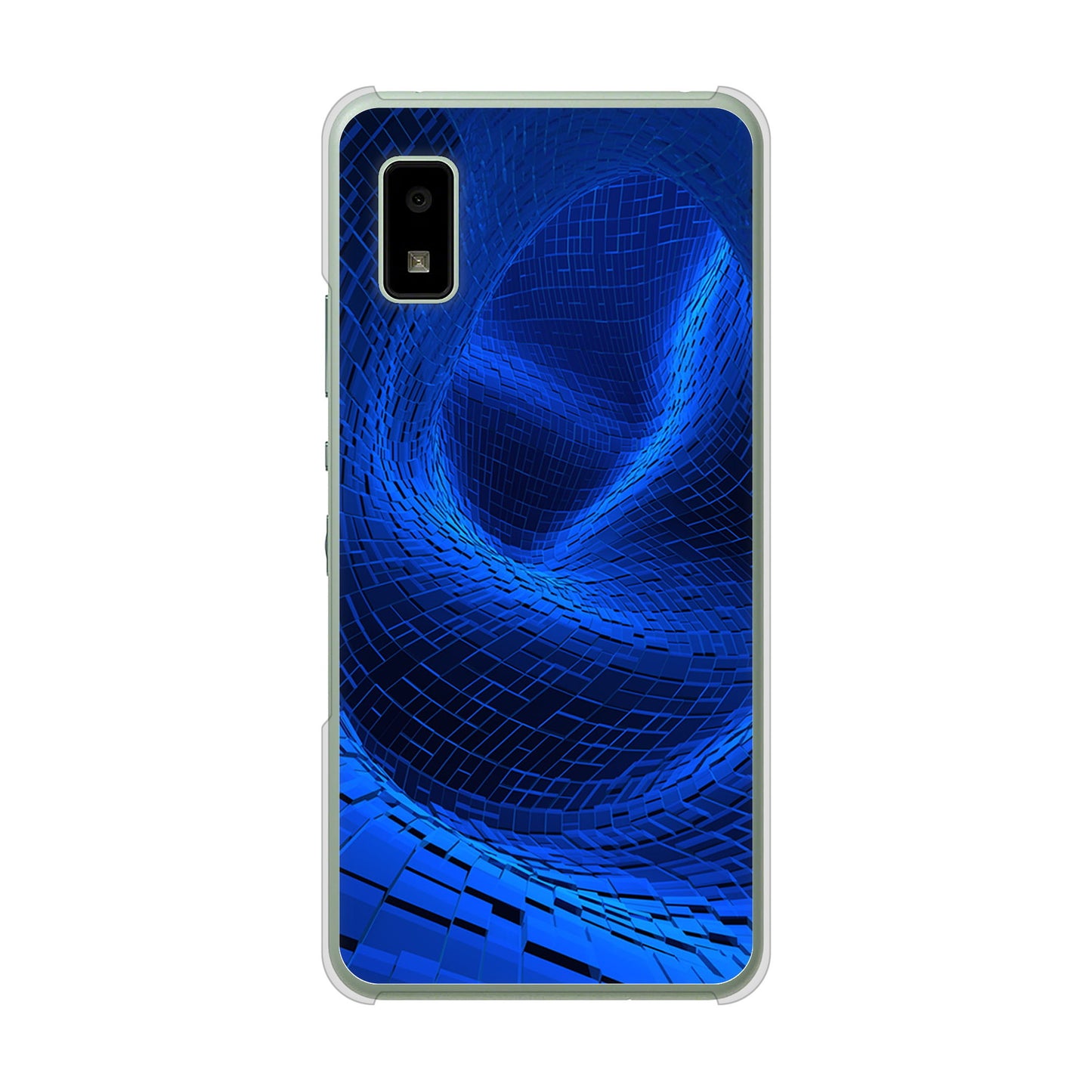 AQUOS wish3 A302SH Y!mobile 高画質仕上げ 背面印刷 ハードケース 【1302 ワープブルー】