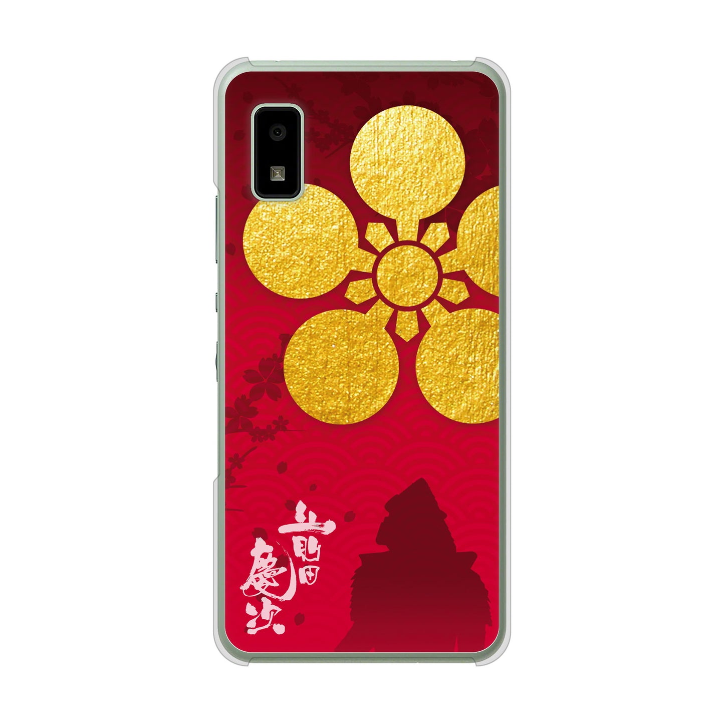 AQUOS wish3 A302SH Y!mobile 高画質仕上げ 背面印刷 ハードケース家紋