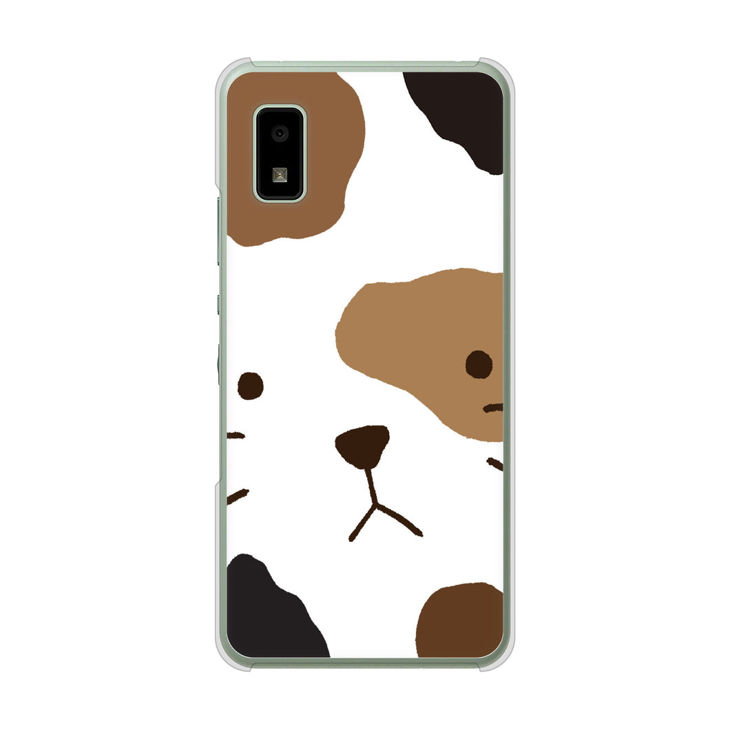 AQUOS wish3 A302SH Y!mobile 高画質仕上げ 背面印刷 ハードケース 【IA801 みけ】