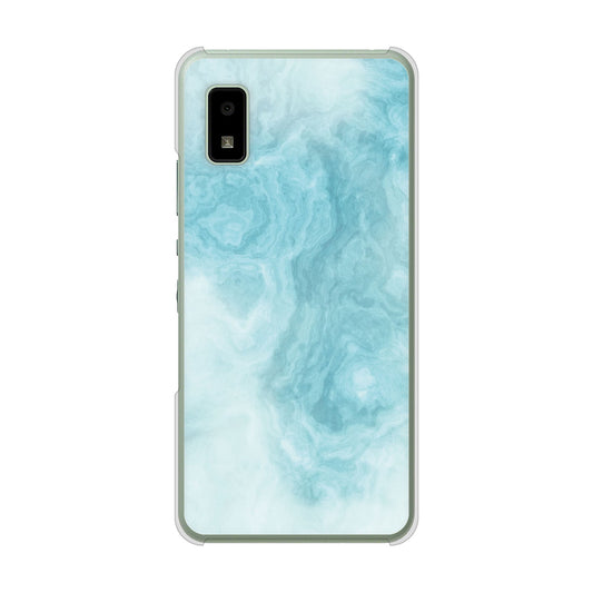 AQUOS wish3 A302SH Y!mobile 高画質仕上げ 背面印刷 ハードケース大理石BK