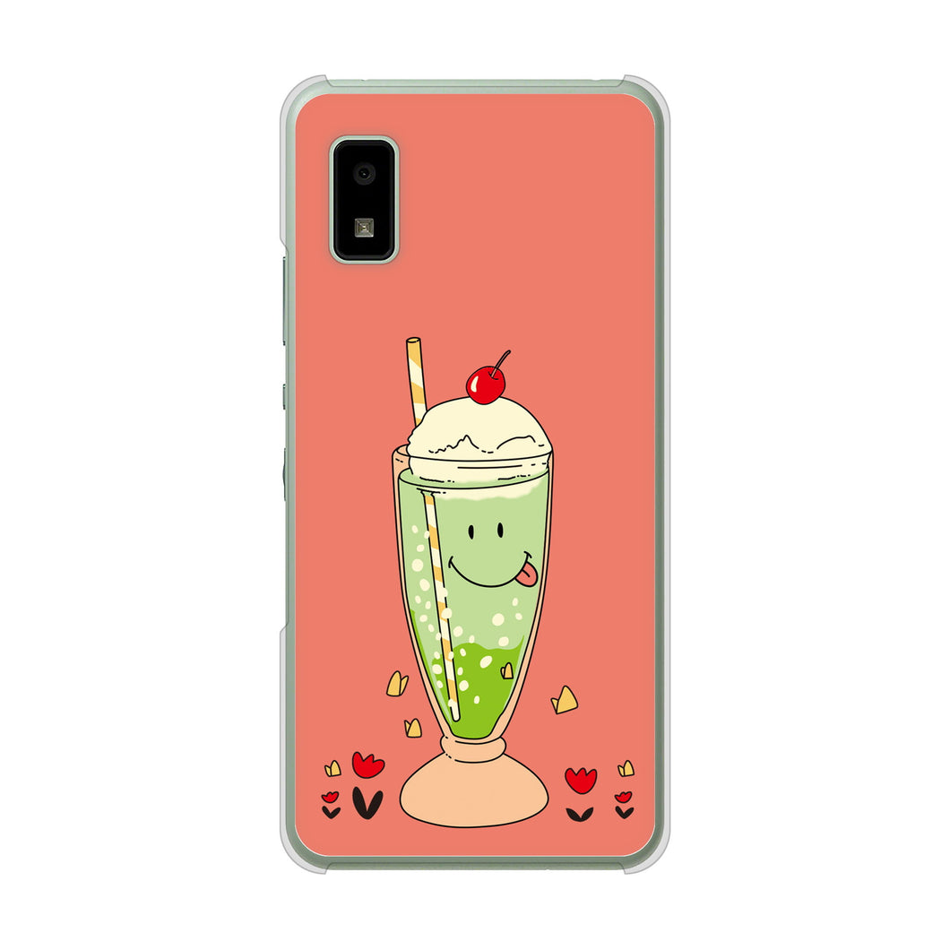AQUOS wish3 A302SH Y!mobile 高画質仕上げ 背面印刷 ハードケーススイーツイラスト
