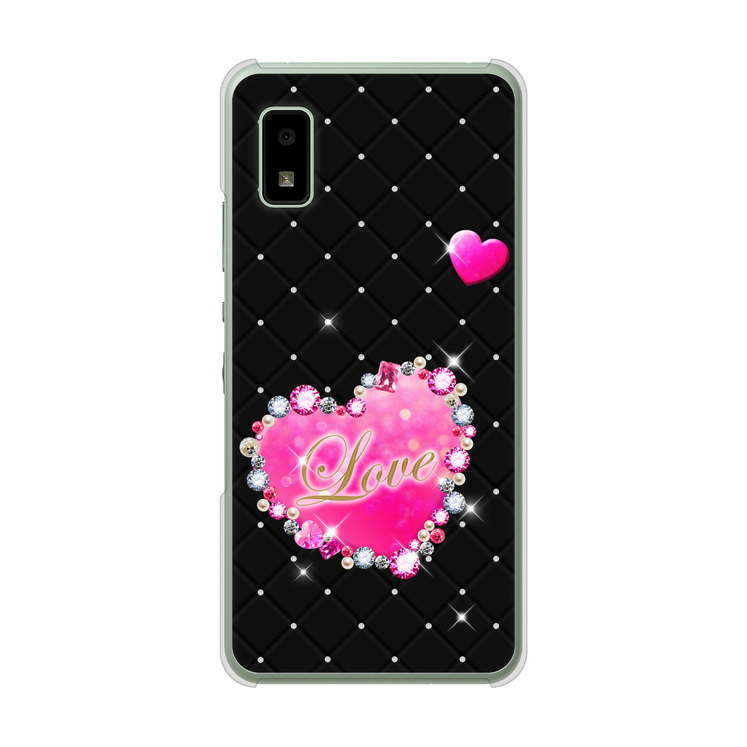 AQUOS wish3 A302SH Y!mobile 高画質仕上げ 背面印刷 ハードケーススワロデコ風プリント