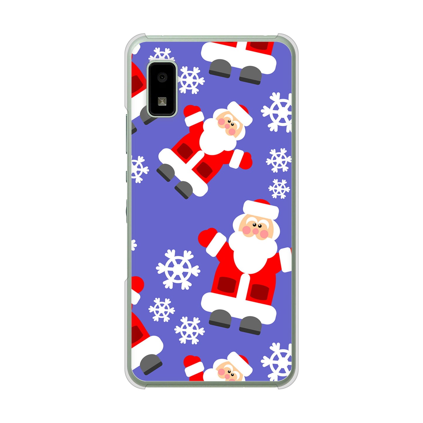 AQUOS wish3 A302SH Y!mobile 高画質仕上げ 背面印刷 ハードケースクリスマス