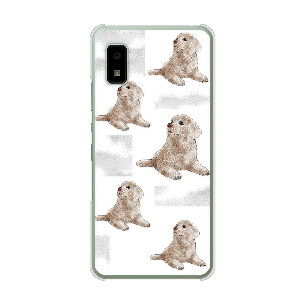 AQUOS wish3 A302SH Y!mobile 高画質仕上げ 背面印刷 ハードケースラブラドールレトリバー