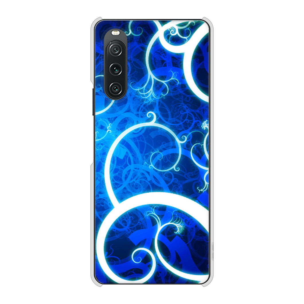 Xperia 10 V A302SO SoftBank 高画質仕上げ 背面印刷 ハードケース 【EK850 神秘の草】