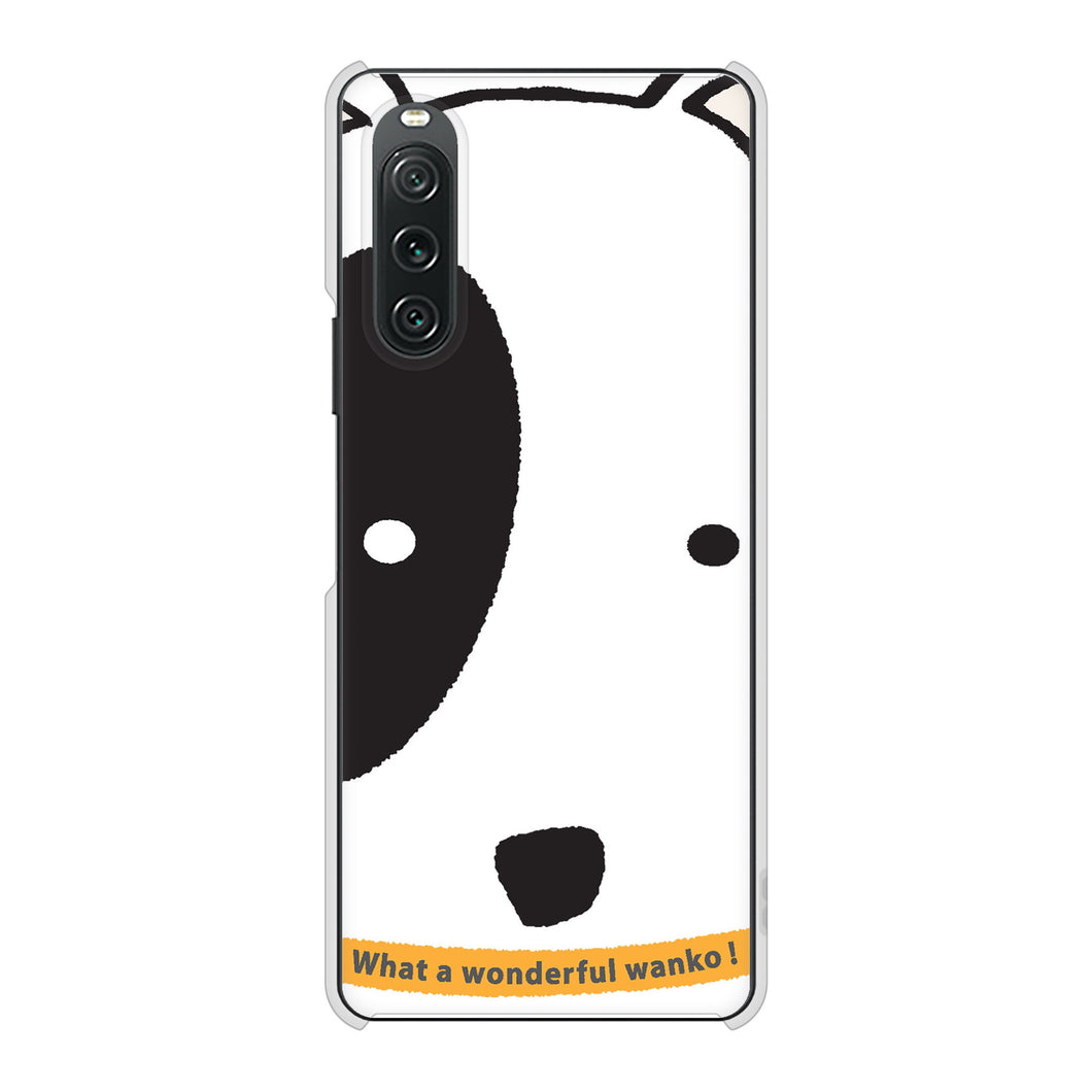 Xperia 10 V A302SO SoftBank 高画質仕上げ 背面印刷 ハードケース 【IA800 わんこ】