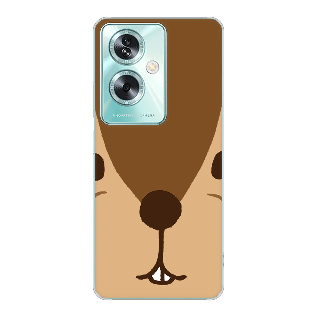 OPPO A79 5G A303OP Y!mobile 高画質仕上げ 背面印刷 ハードケースドアップアニマル