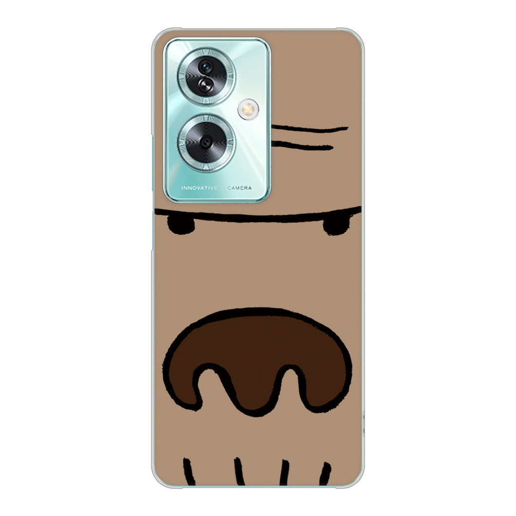 OPPO A79 5G A303OP Y!mobile 高画質仕上げ 背面印刷 ハードケースドアップアニマル