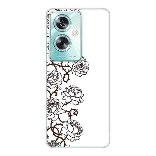 OPPO A79 5G A303OP Y!mobile 高画質仕上げ 背面印刷 ハードケース 【467 イバラ】