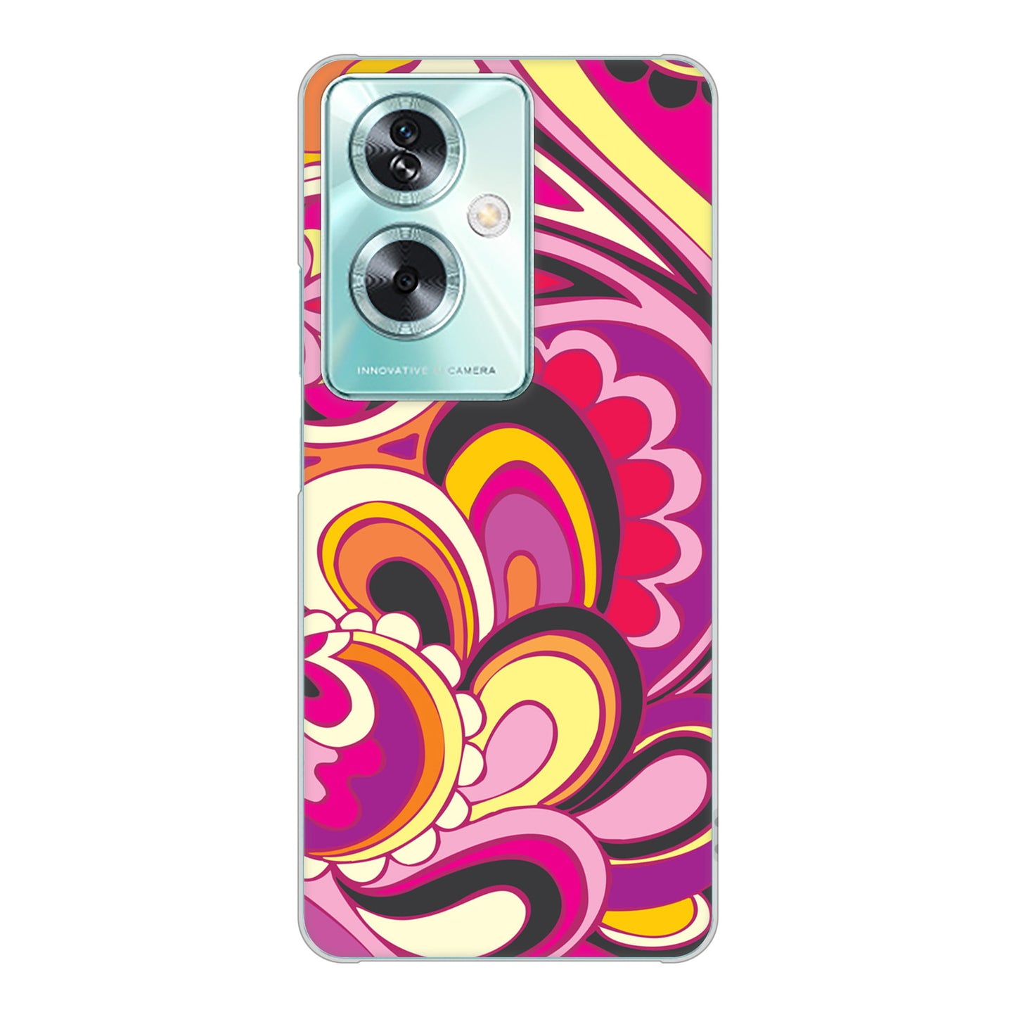 OPPO A79 5G A303OP Y!mobile 高画質仕上げ 背面印刷 ハードケース 【586 ブローアップカラー】