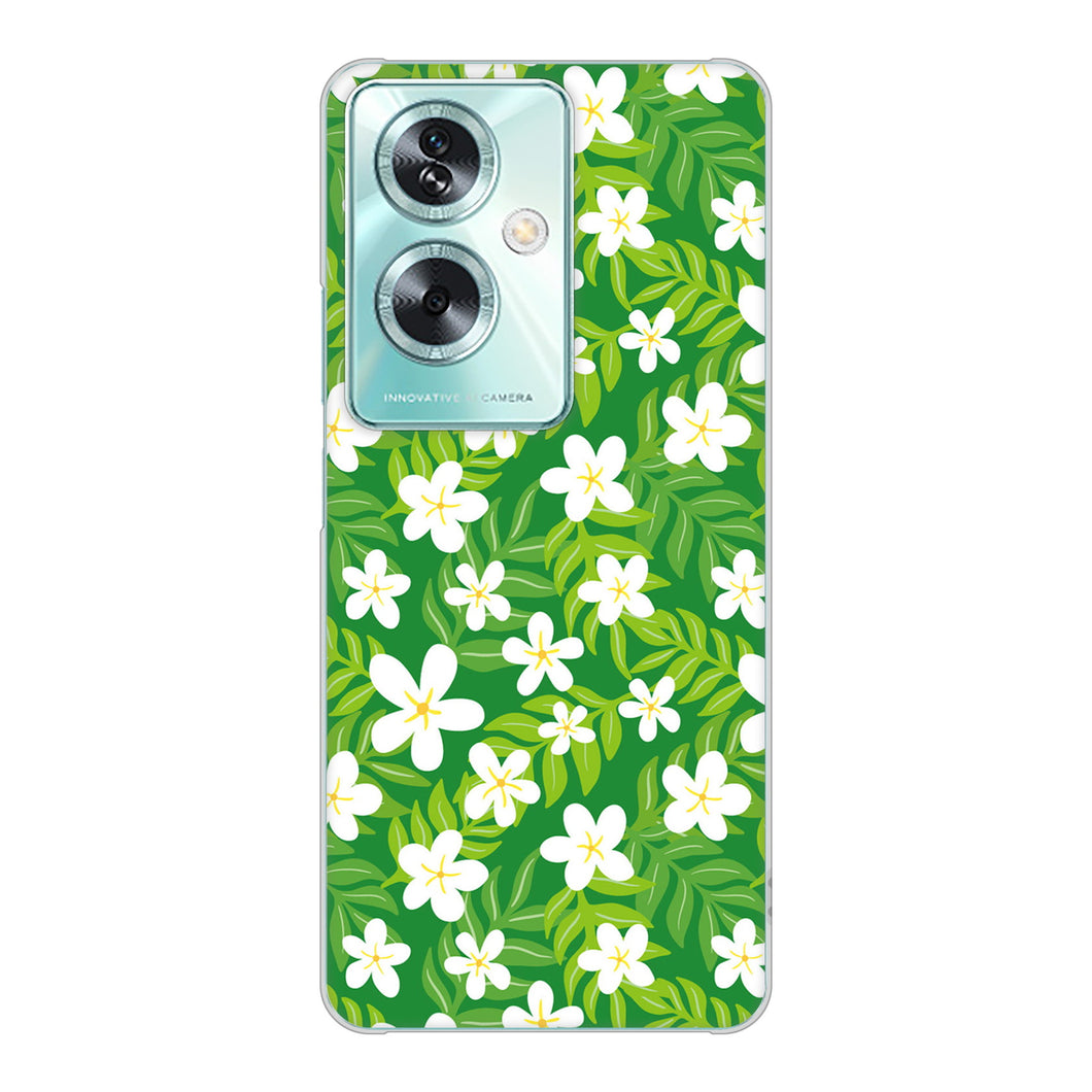 OPPO A79 5G A303OP Y!mobile 高画質仕上げ 背面印刷 ハードケース 【760 ジャスミンの花畑】