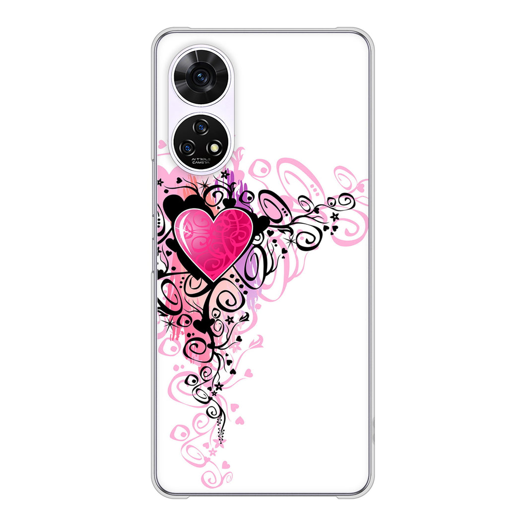 あんしんファミリースマホ A303ZT SoftBank 高画質仕上げ 背面印刷 ハードケースきらめきハート