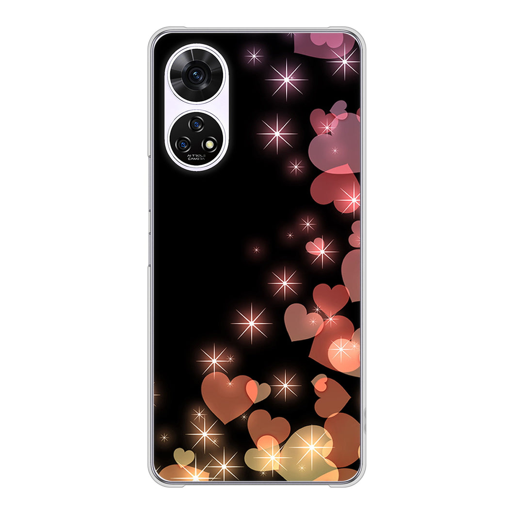 あんしんファミリースマホ A303ZT SoftBank 高画質仕上げ 背面印刷 ハードケースきらめきハート