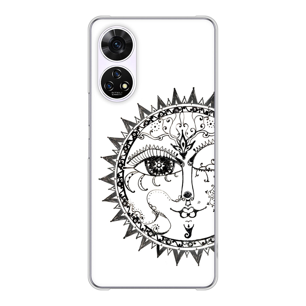 あんしんファミリースマホ A303ZT SoftBank 高画質仕上げ 背面印刷 ハードケース 【207 太陽神】