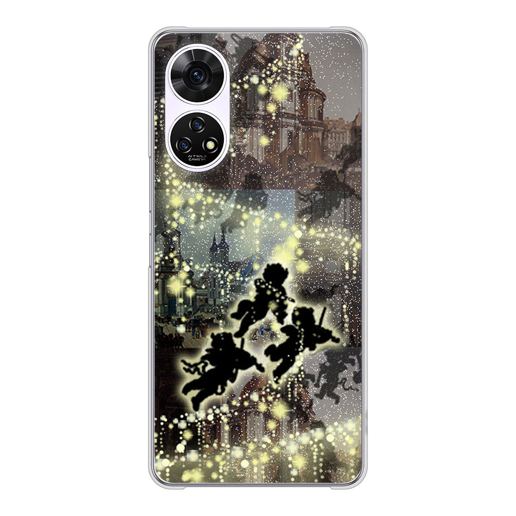 あんしんファミリースマホ A303ZT SoftBank 高画質仕上げ 背面印刷 ハードケース 【253 天使の音楽隊】