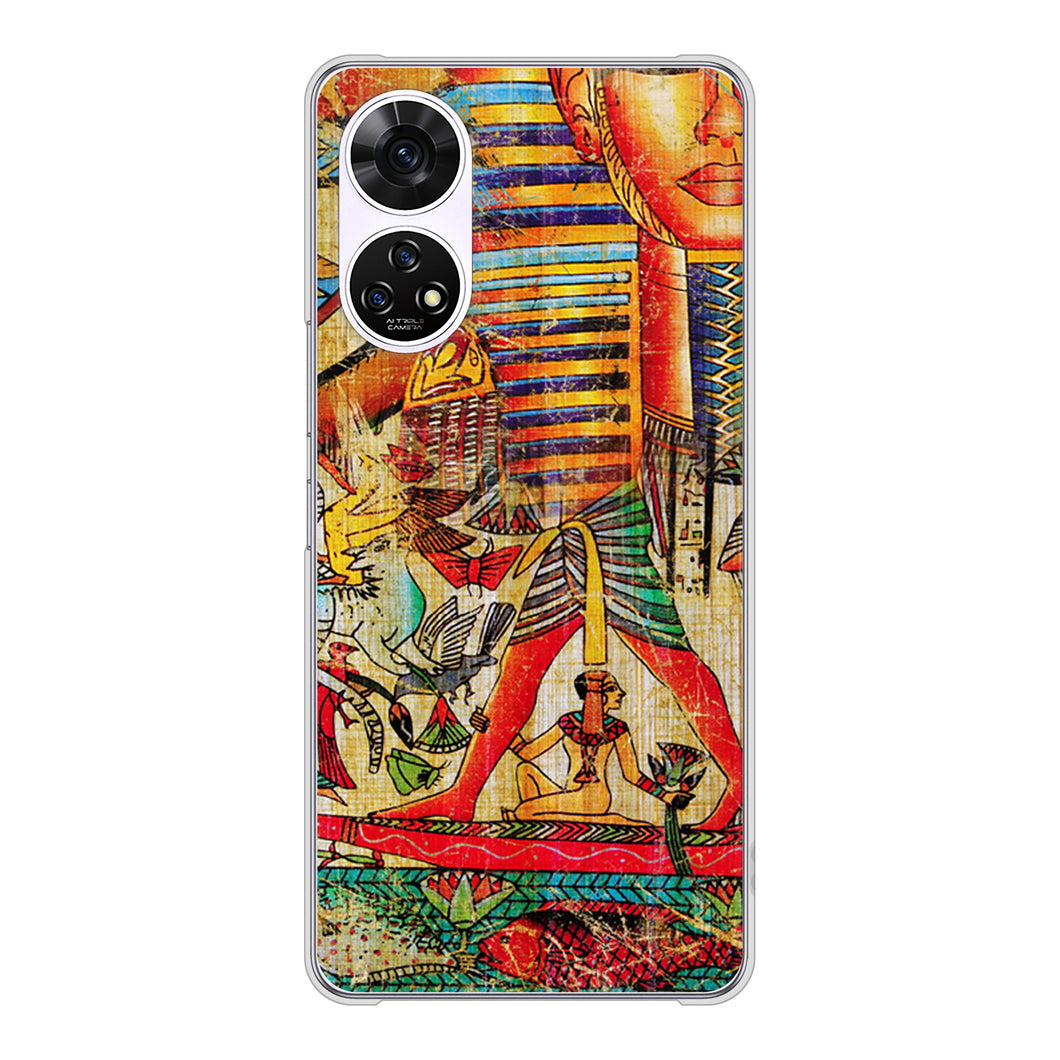 あんしんファミリースマホ A303ZT SoftBank 高画質仕上げ 背面印刷 ハードケース 【329 ナイル ツタンカーメン】