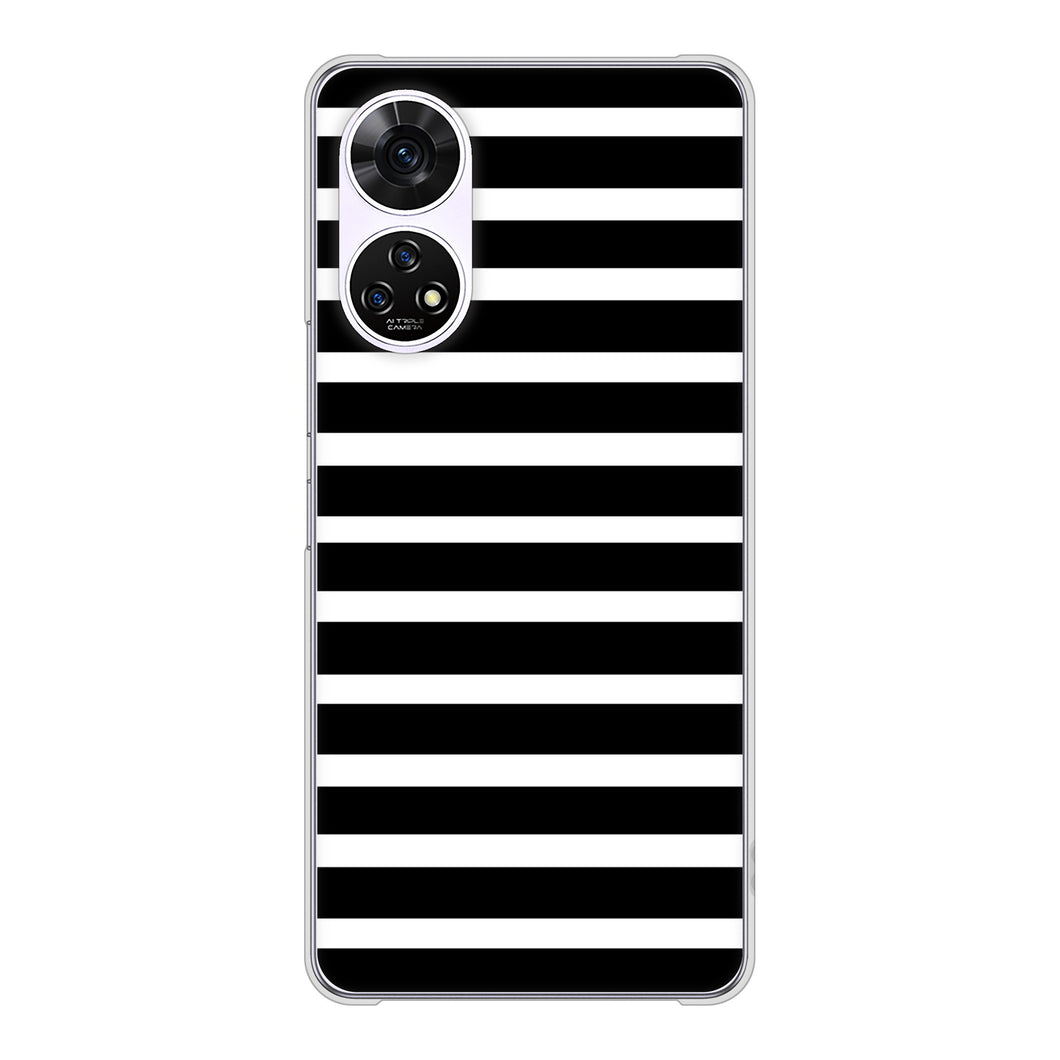 あんしんファミリースマホ A303ZT SoftBank 高画質仕上げ 背面印刷 ハードケースシンプルボーダー