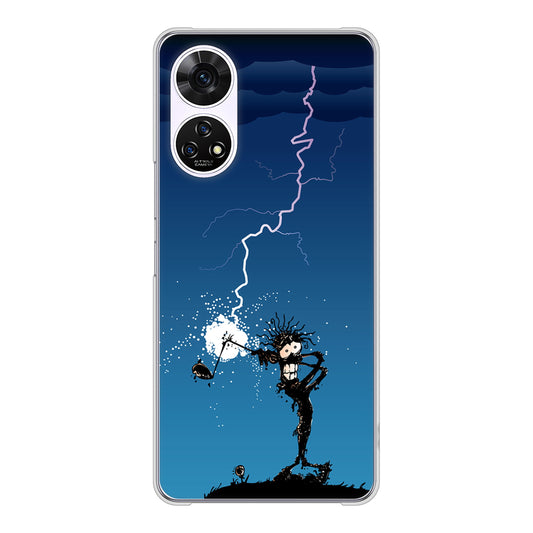 あんしんファミリースマホ A303ZT SoftBank 高画質仕上げ 背面印刷 ハードケース 【417 ゴルファーの苦難】