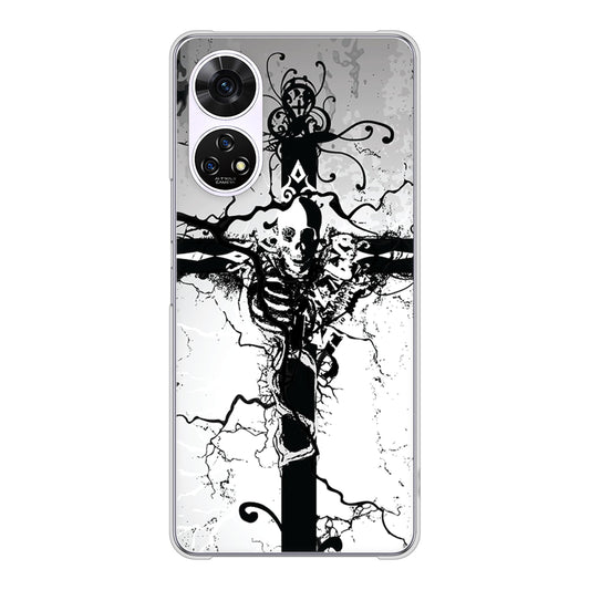 あんしんファミリースマホ A303ZT SoftBank 高画質仕上げ 背面印刷 ハードケース 【432 張付の骸】