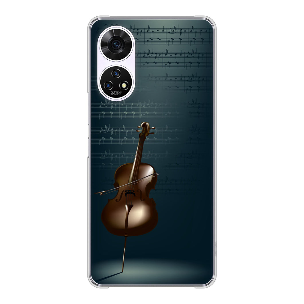 あんしんファミリースマホ A303ZT SoftBank 高画質仕上げ 背面印刷 ハードケース 【441 楽譜】