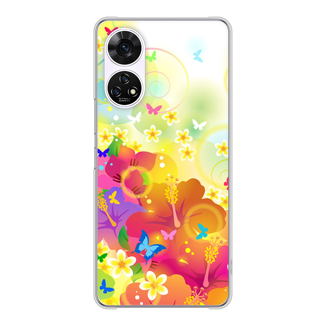 あんしんファミリースマホ A303ZT SoftBank 高画質仕上げ 背面印刷 ハードケースバタフライ