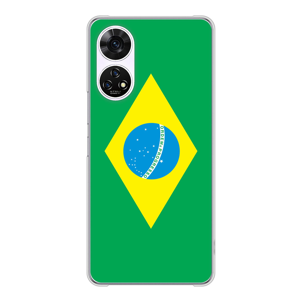 あんしんファミリースマホ A303ZT SoftBank 高画質仕上げ 背面印刷 ハードケース国旗