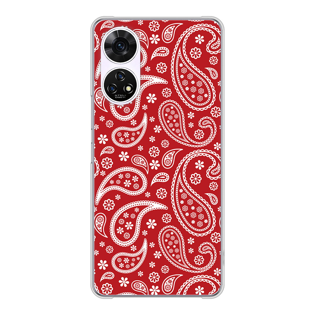 あんしんファミリースマホ A303ZT SoftBank 高画質仕上げ 背面印刷 ハードケースペイズリー