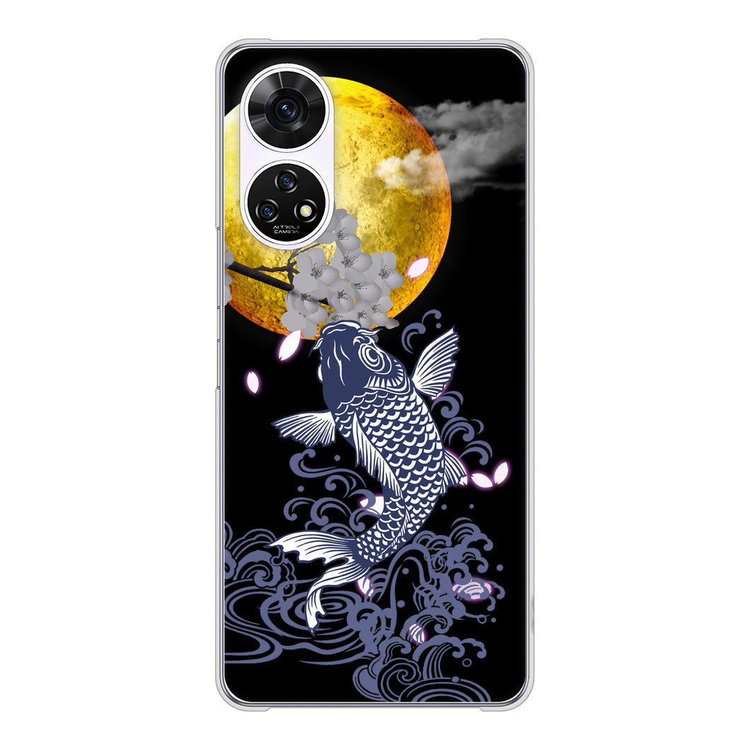 あんしんファミリースマホ A303ZT SoftBank 高画質仕上げ 背面印刷 ハードケース鯉