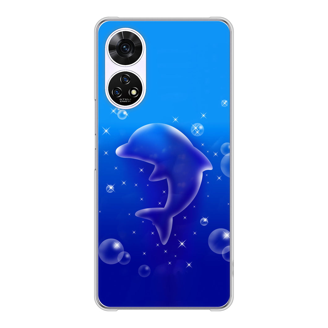 あんしんファミリースマホ A303ZT SoftBank 高画質仕上げ 背面印刷 ハードケース海の守り神