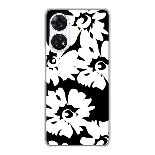 あんしんファミリースマホ A303ZT SoftBank 高画質仕上げ 背面印刷 ハードケース 【1215 モダンフラワー】