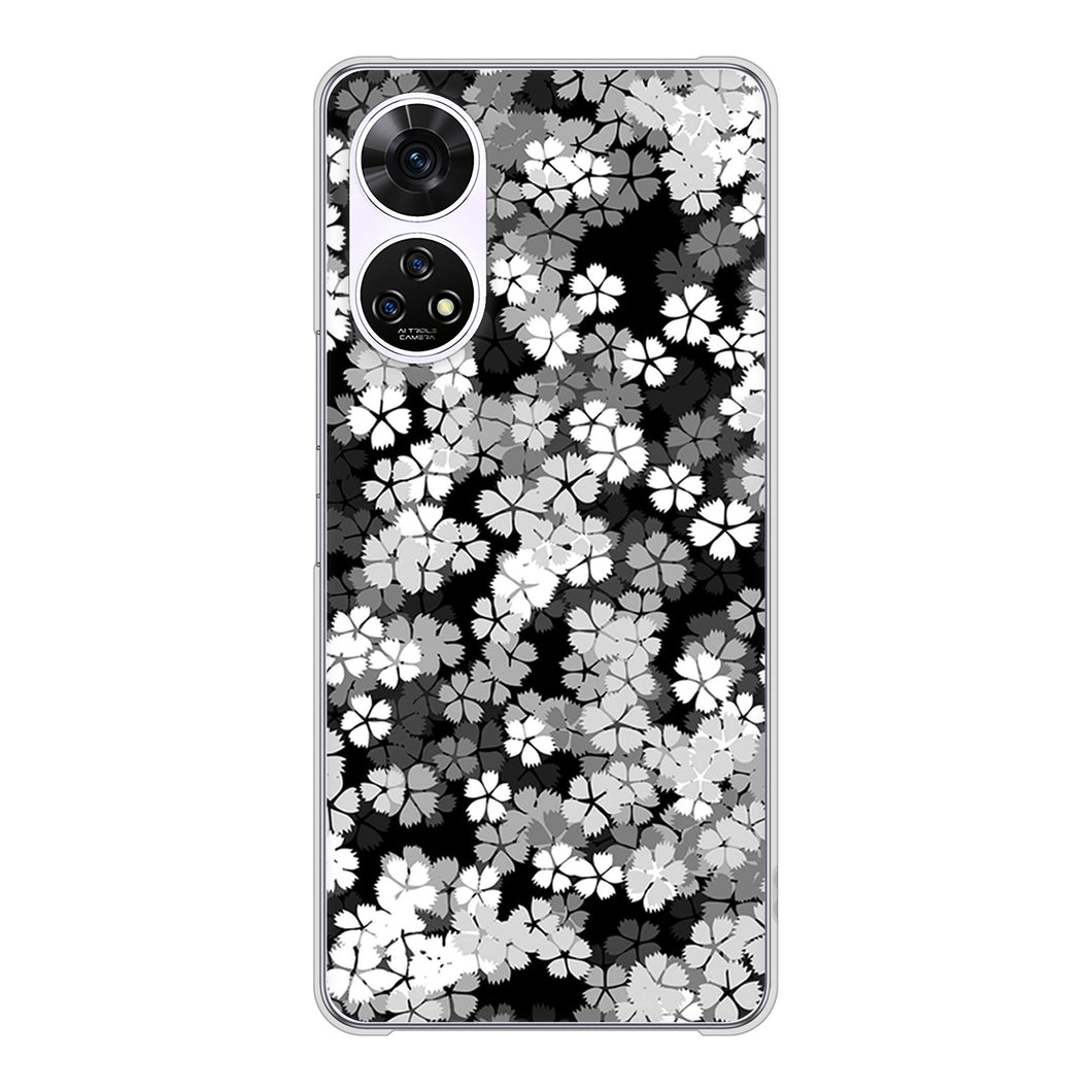 あんしんファミリースマホ A303ZT SoftBank 高画質仕上げ 背面印刷 ハードケース 【1332 夜桜】