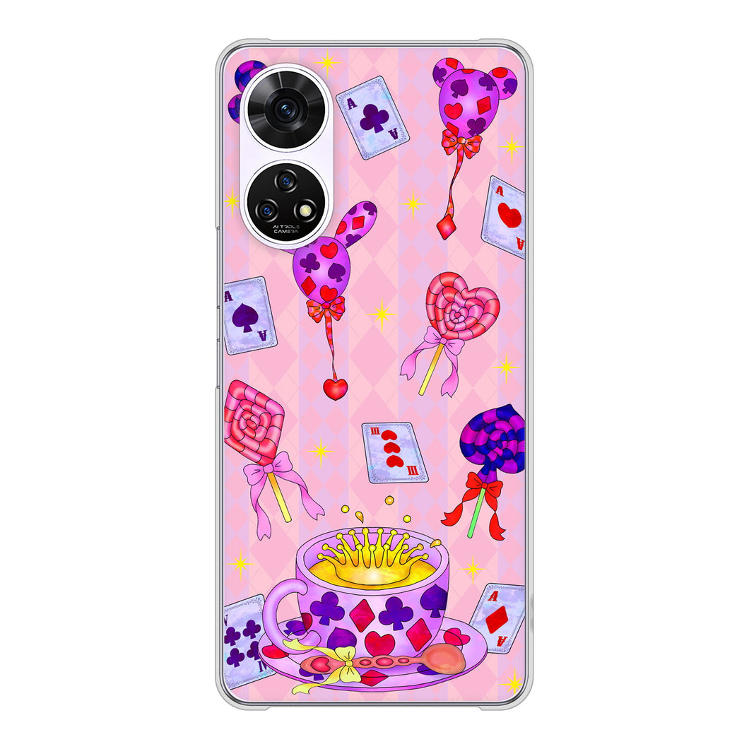 あんしんファミリースマホ A303ZT SoftBank 高画質仕上げ 背面印刷 ハードケースむかいあぐる トランプティー