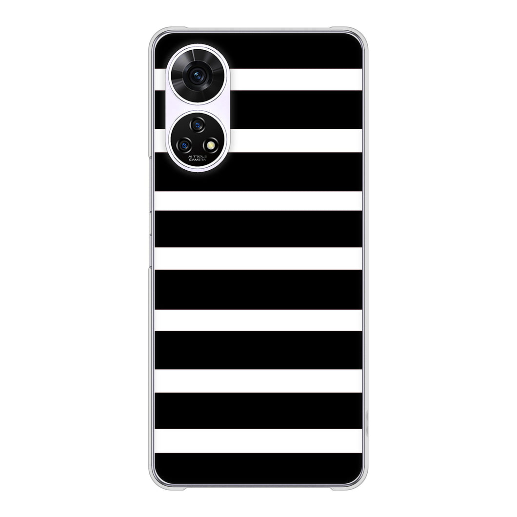 あんしんファミリースマホ A303ZT SoftBank 高画質仕上げ 背面印刷 ハードケースシンプルボーダー