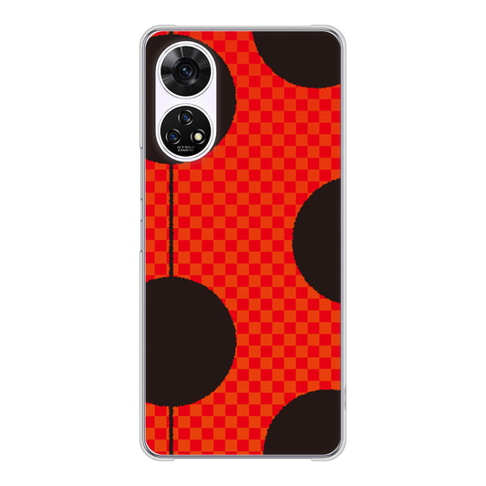 あんしんファミリースマホ A303ZT SoftBank 高画質仕上げ 背面印刷 ハードケース 【IB906 てんとうむしのシンプル】