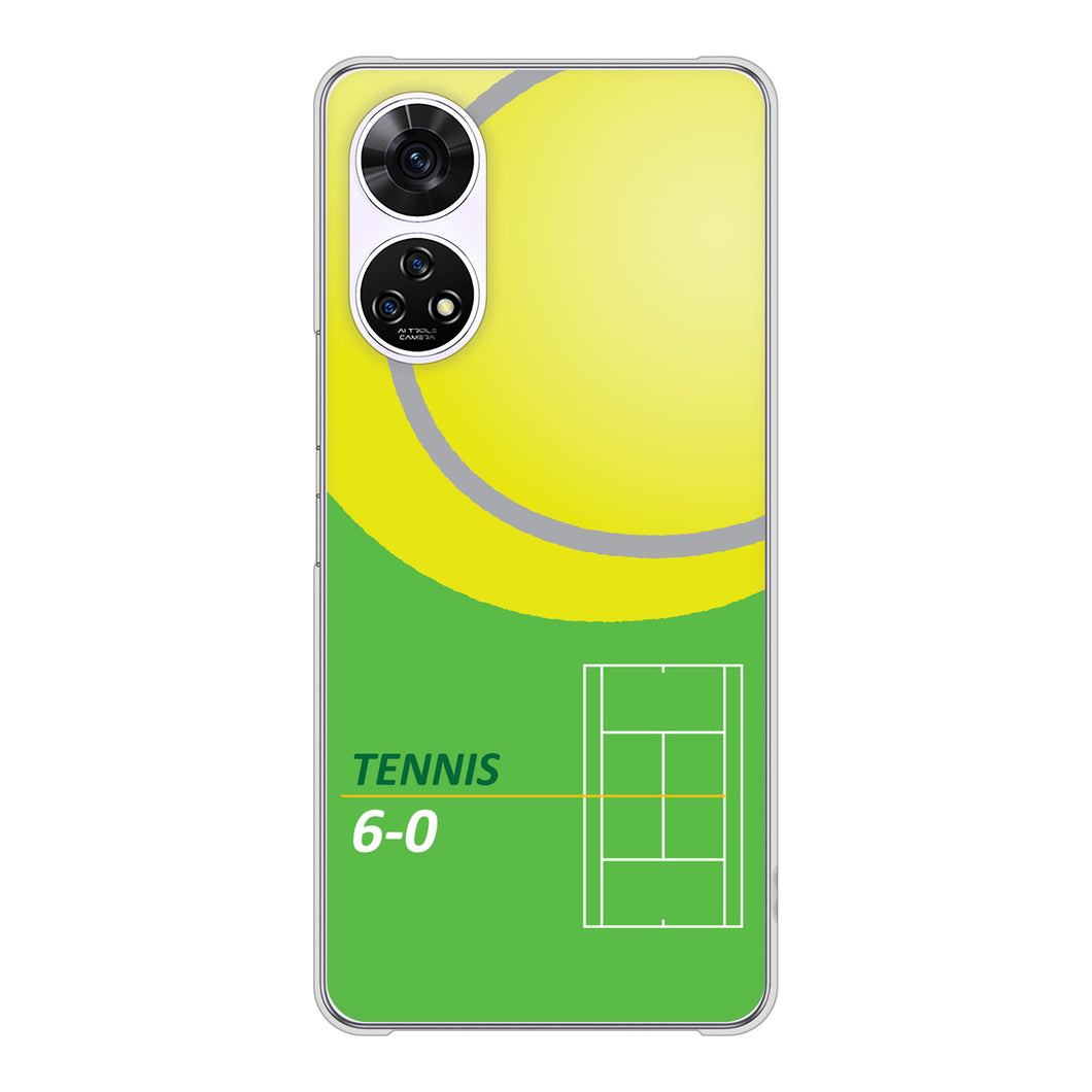 あんしんファミリースマホ A303ZT SoftBank 高画質仕上げ 背面印刷 ハードケース 【IB920 TENNIS】